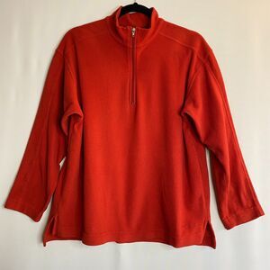 VTG Patagonia Red Synchilla Fleece 1/4 Zip Long Sleeve Womens Medium